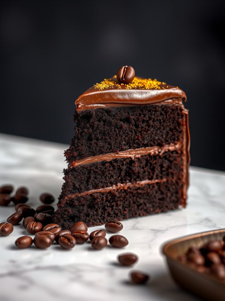 rich coffee flavored dessert