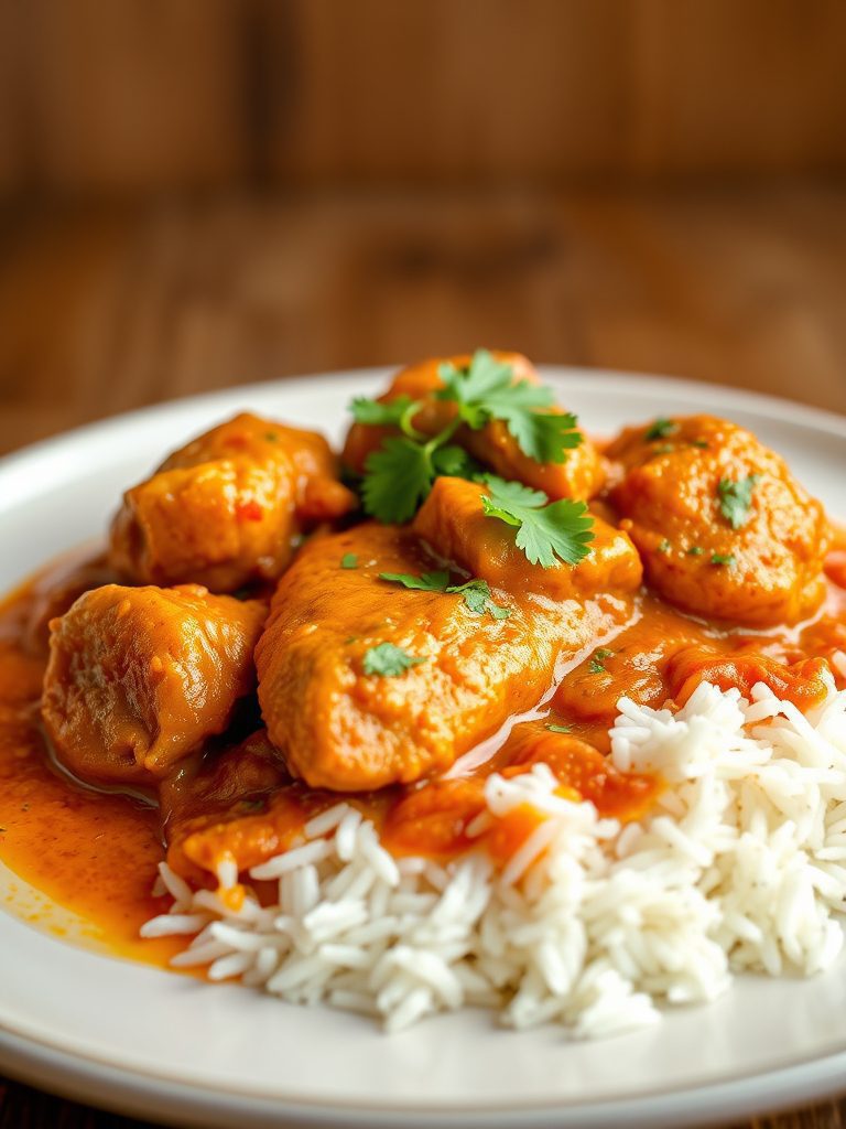 rich indian chicken dish