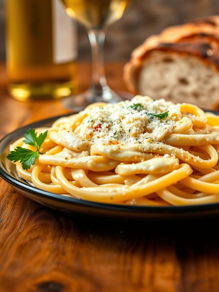 rich italian pasta dish