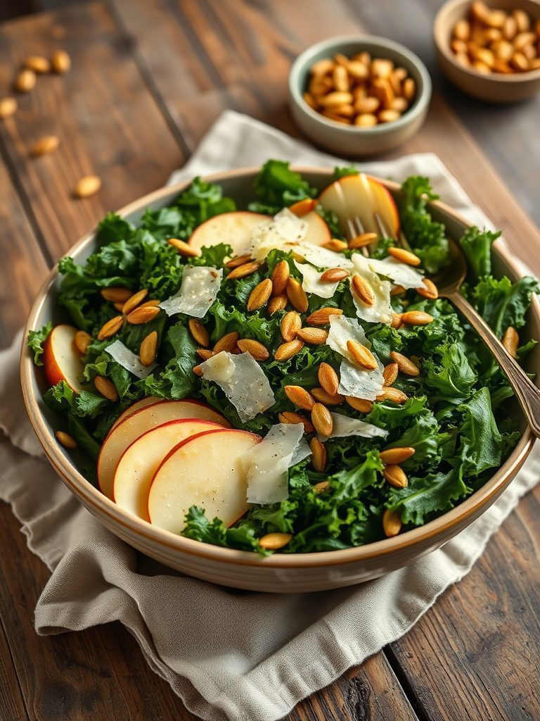 roasted autumn leaf greens