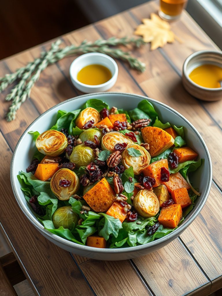 roasted vegetable winter salad