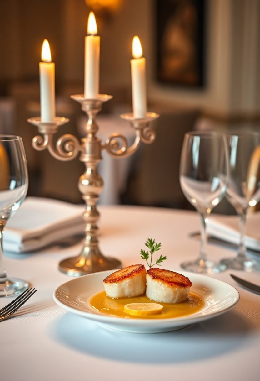 romantic dinner at home