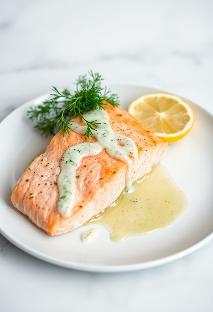 salmon with lemon sauce