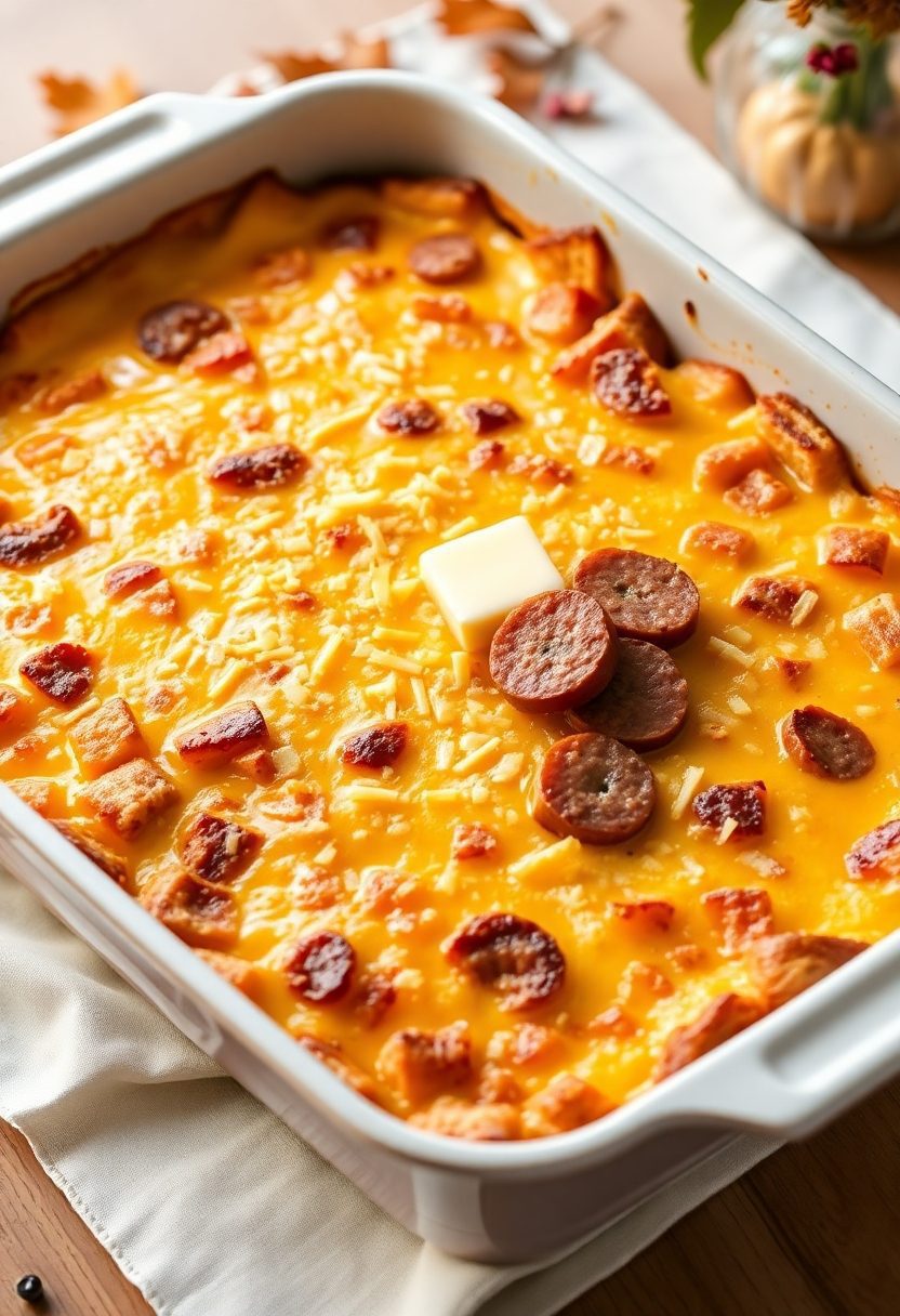 sausage sweet potato dish
