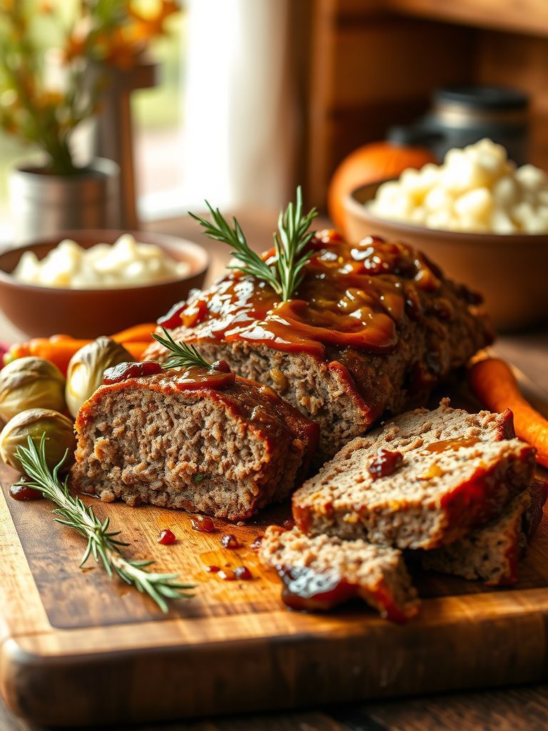 savory meatloaf main dish