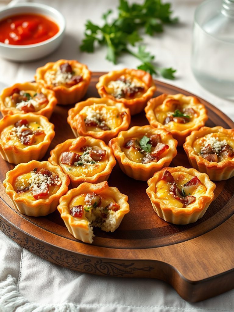 savory miniature quiche bites