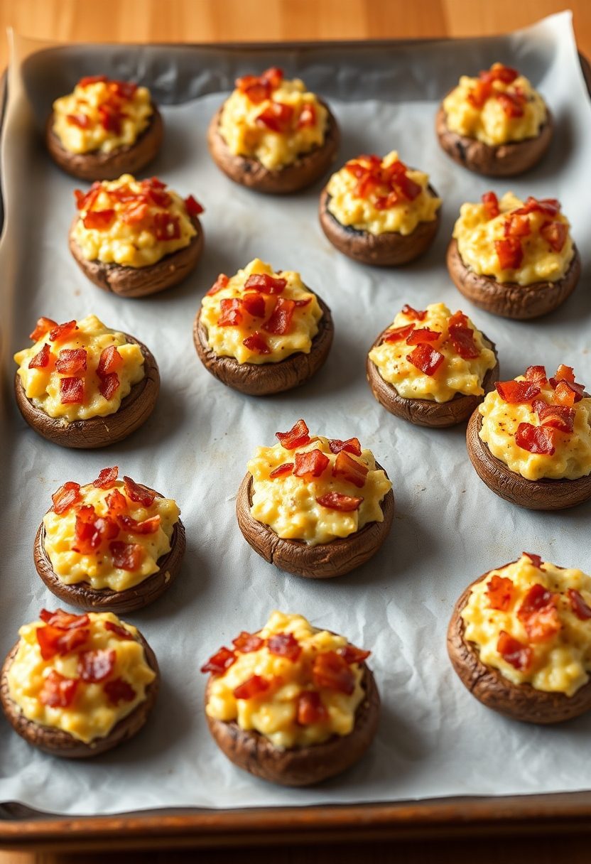 savory mushroom appetizer dish
