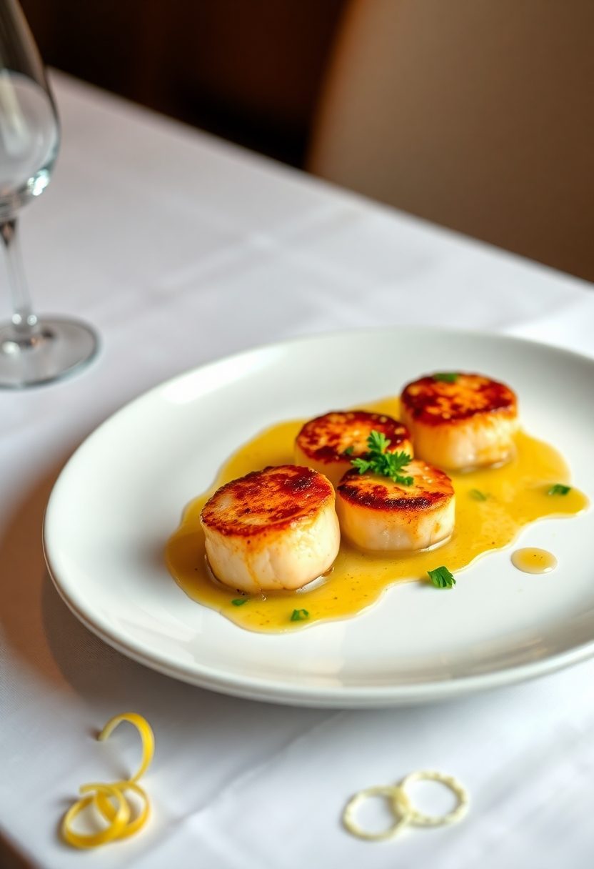 scallops cooked in butter