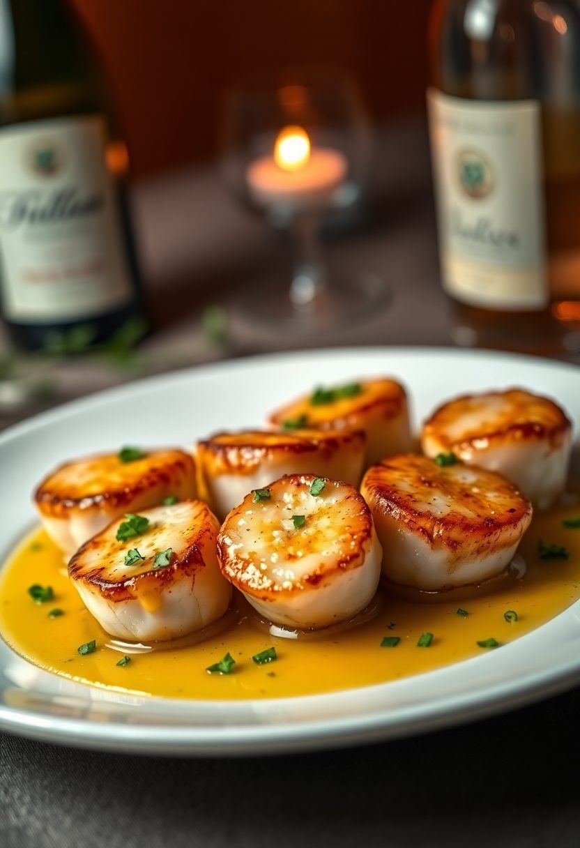 scallops cooked in butter