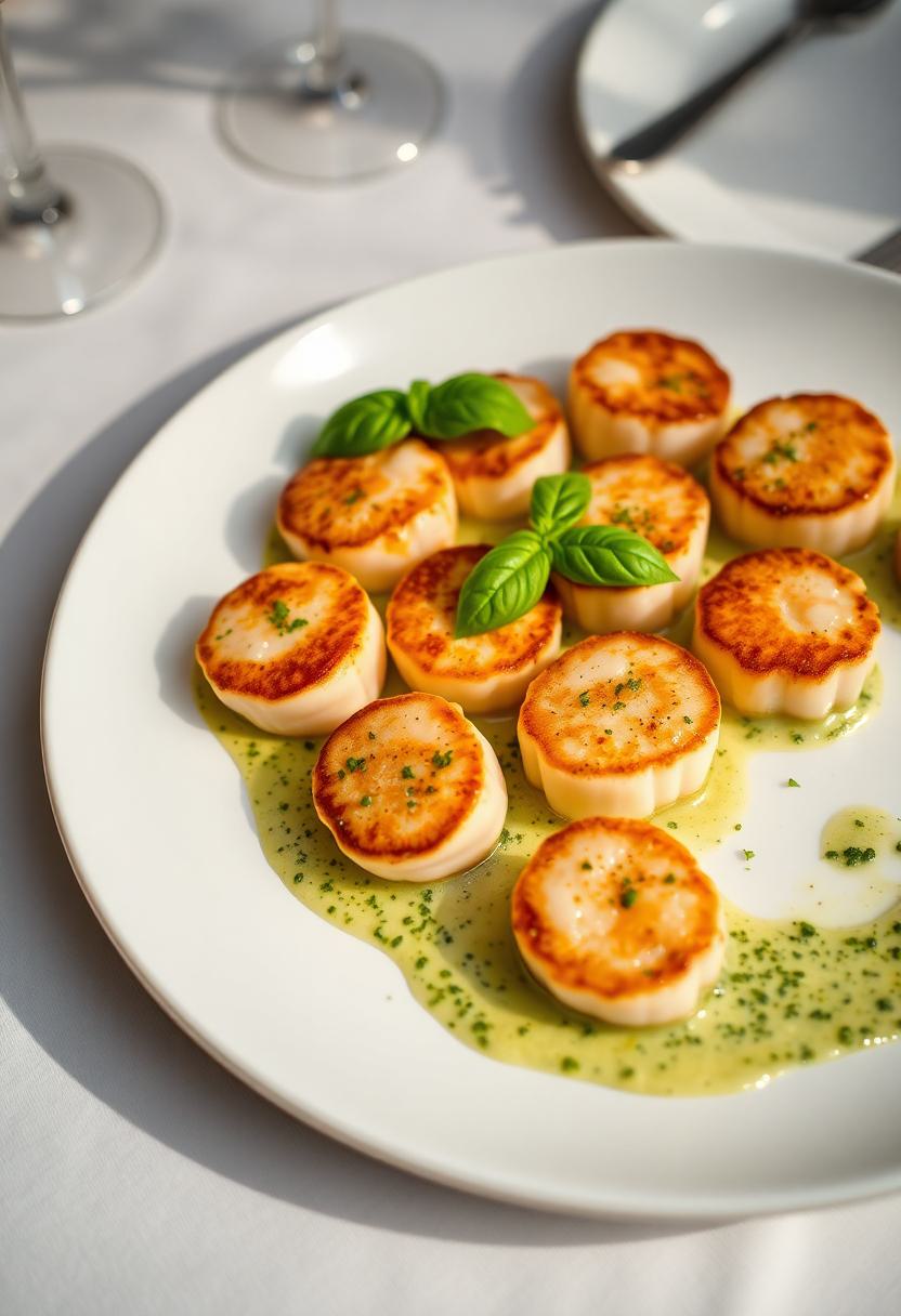 scallops in creamy sauce