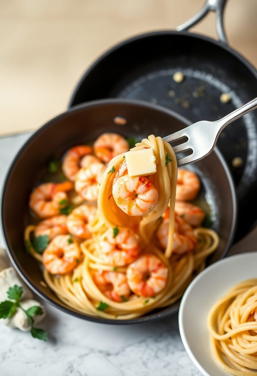 shrimp cooked with garlic