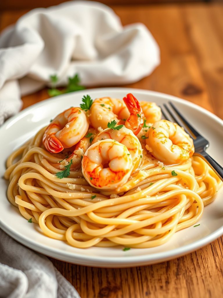 shrimp with garlic sauce