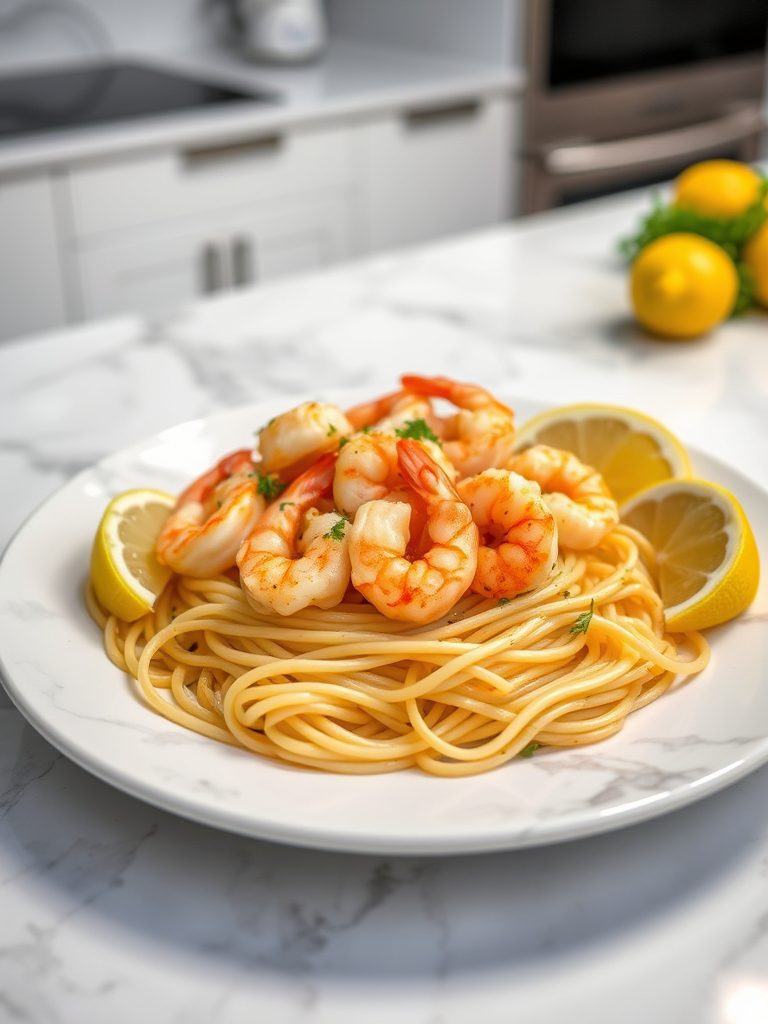 shrimp with lemon sauce