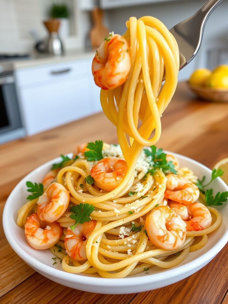 shrimp with lemon sauce