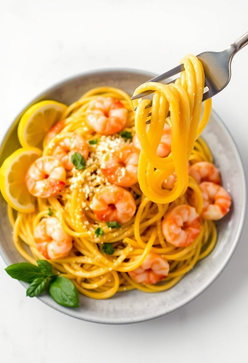 shrimp with lemon sauce