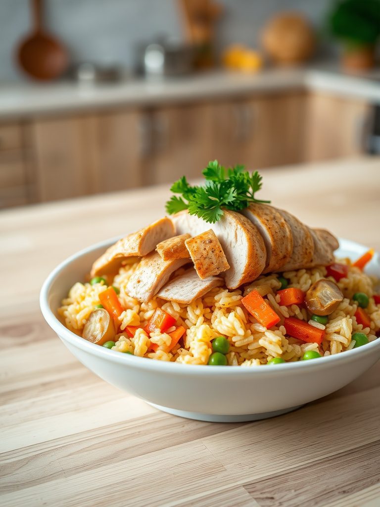 simple asian inspired meal