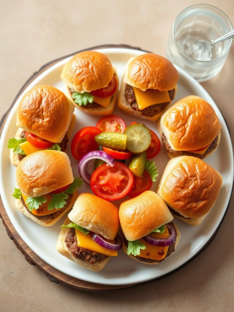 small beef turkey burgers