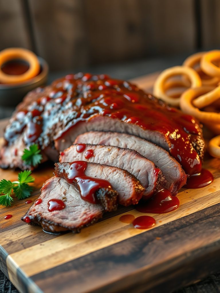 smoked beef barbecue dish