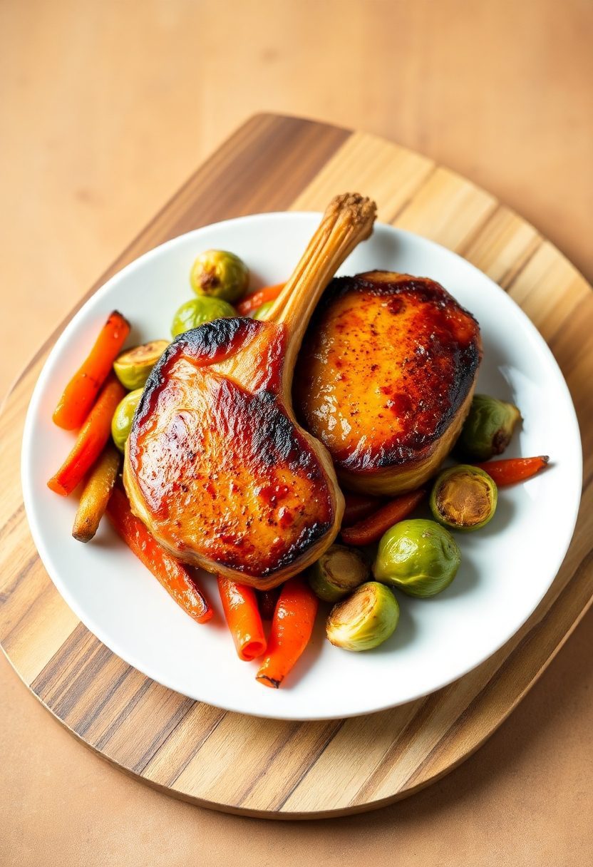 smoked pork with vegetables