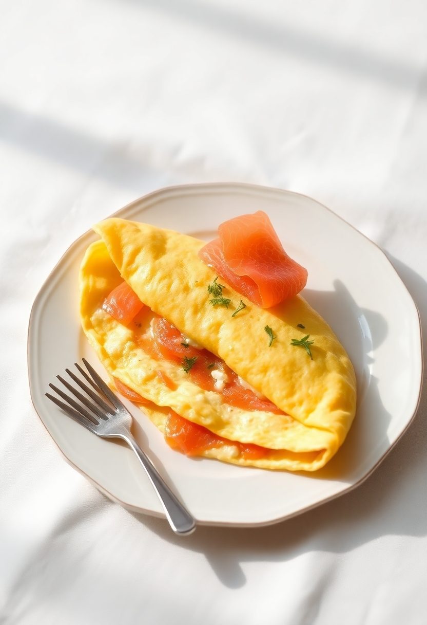 smoked salmon royal dish