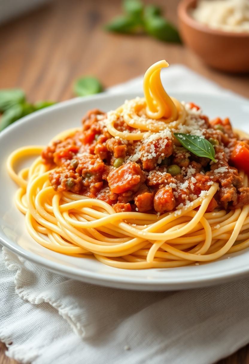sneaky healthy pasta dish