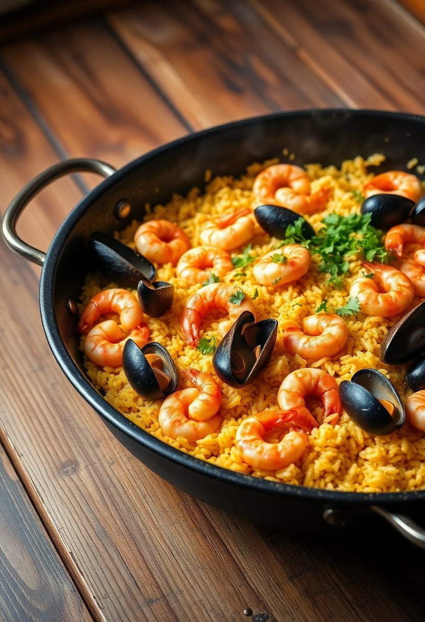 spanish seafood main dish