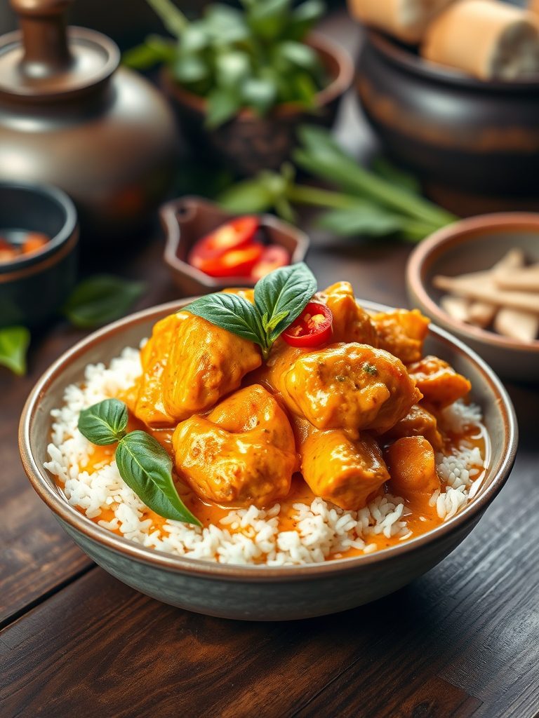 spicy asian chicken dish