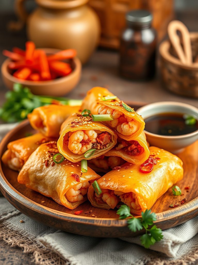 spicy asian food delight