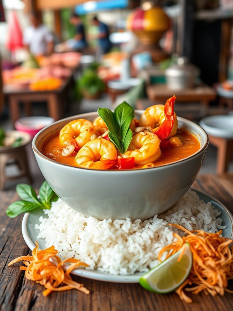 spicy asian seafood dish