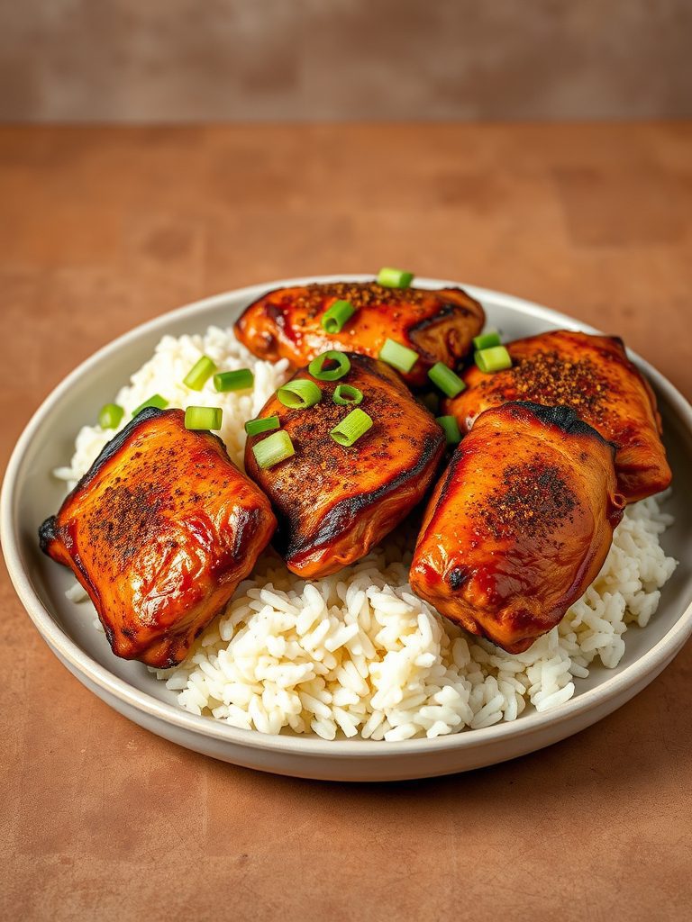 spicy caribbean style chicken