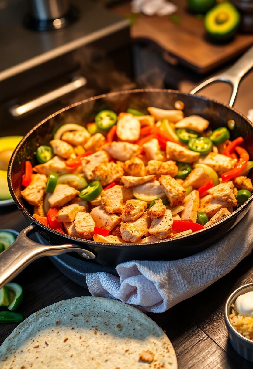 spicy chicken mexican dish