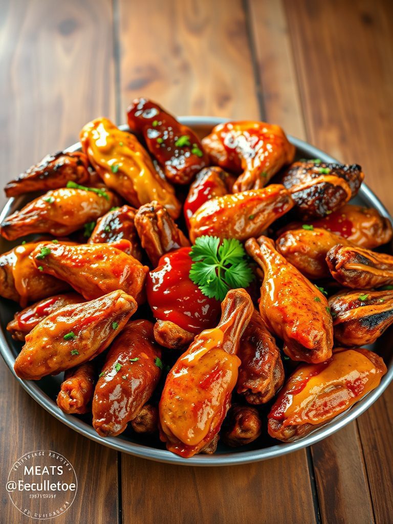 spicy chicken wing delights