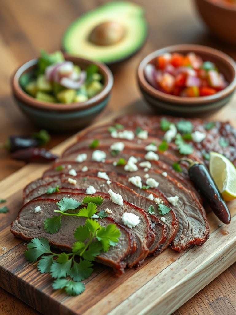spicy mexican brisket dish