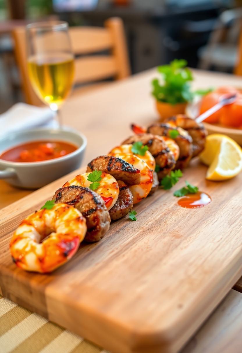spicy seafood barbecue delight