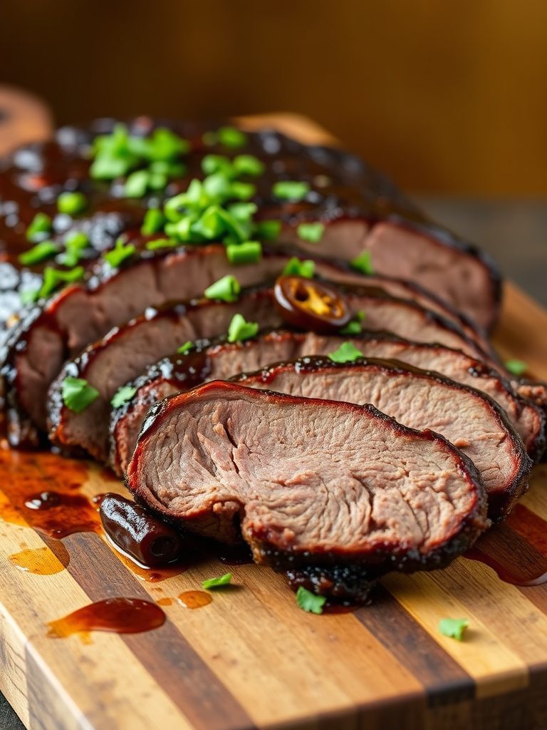 spicy smoked beef dish
