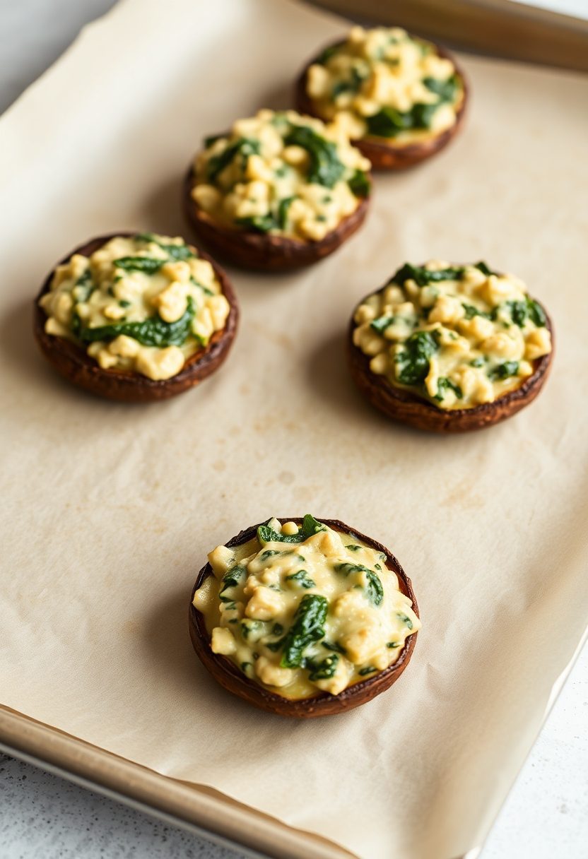 stuffed mushroom delicious dish
