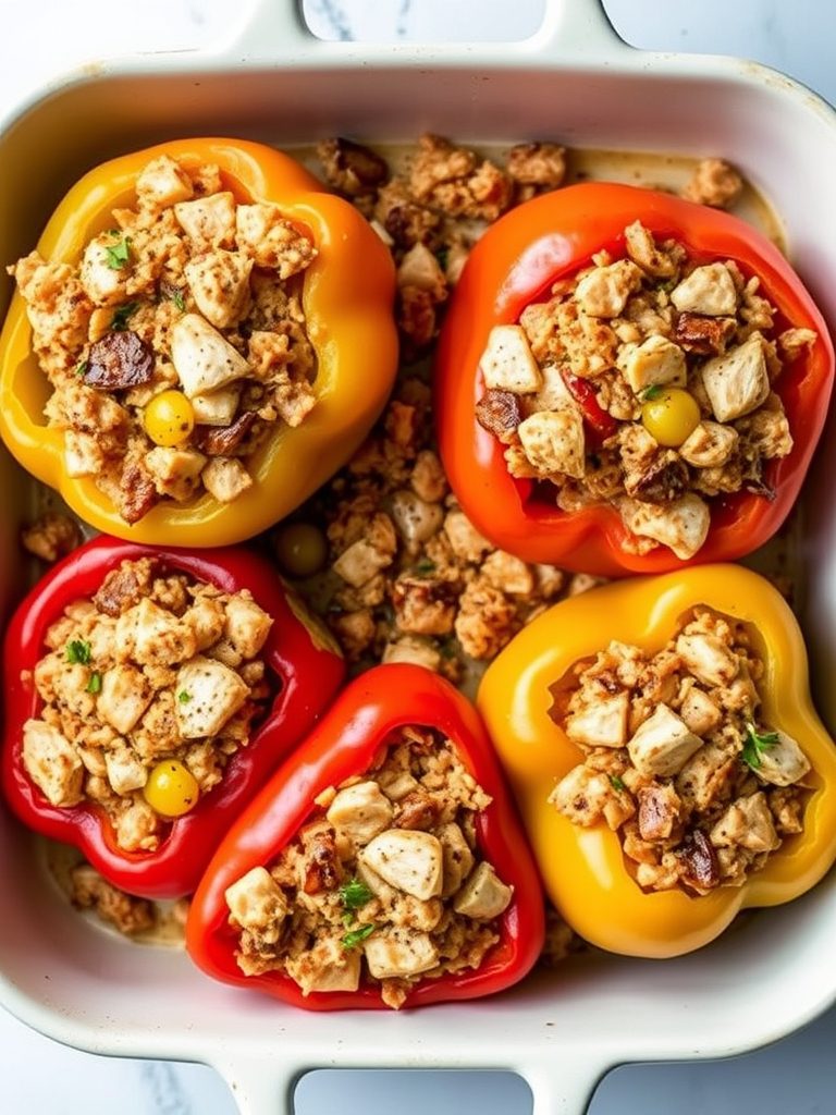 stuffed peppers with chicken