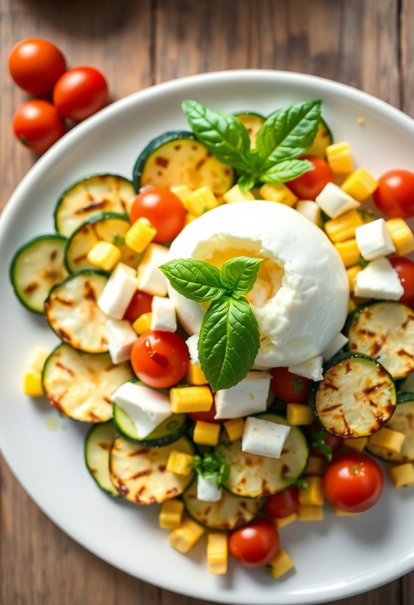 summer veggie italian salad