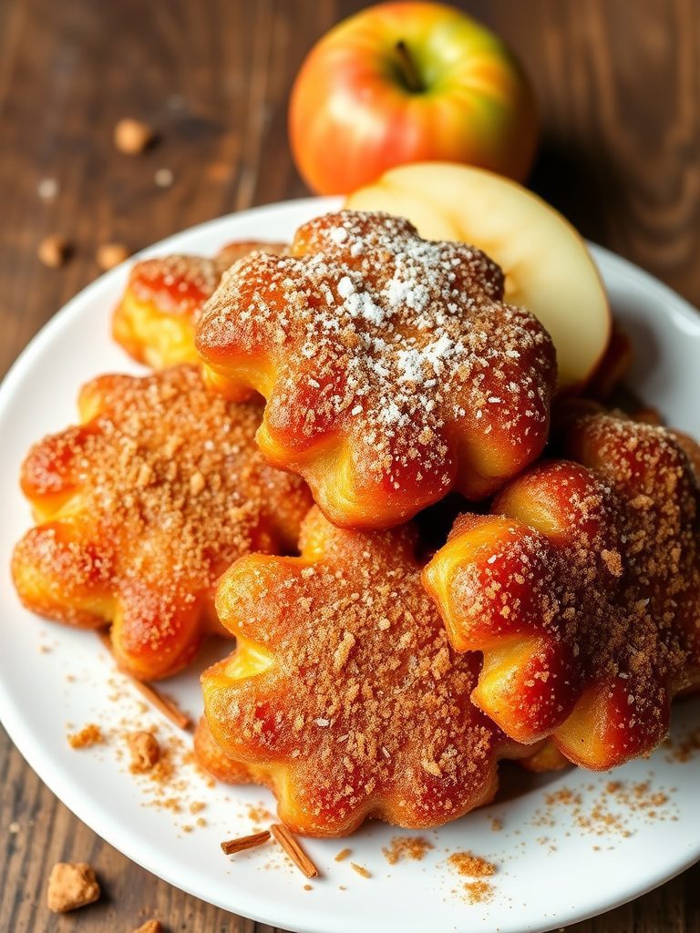 sweet apple fried treats
