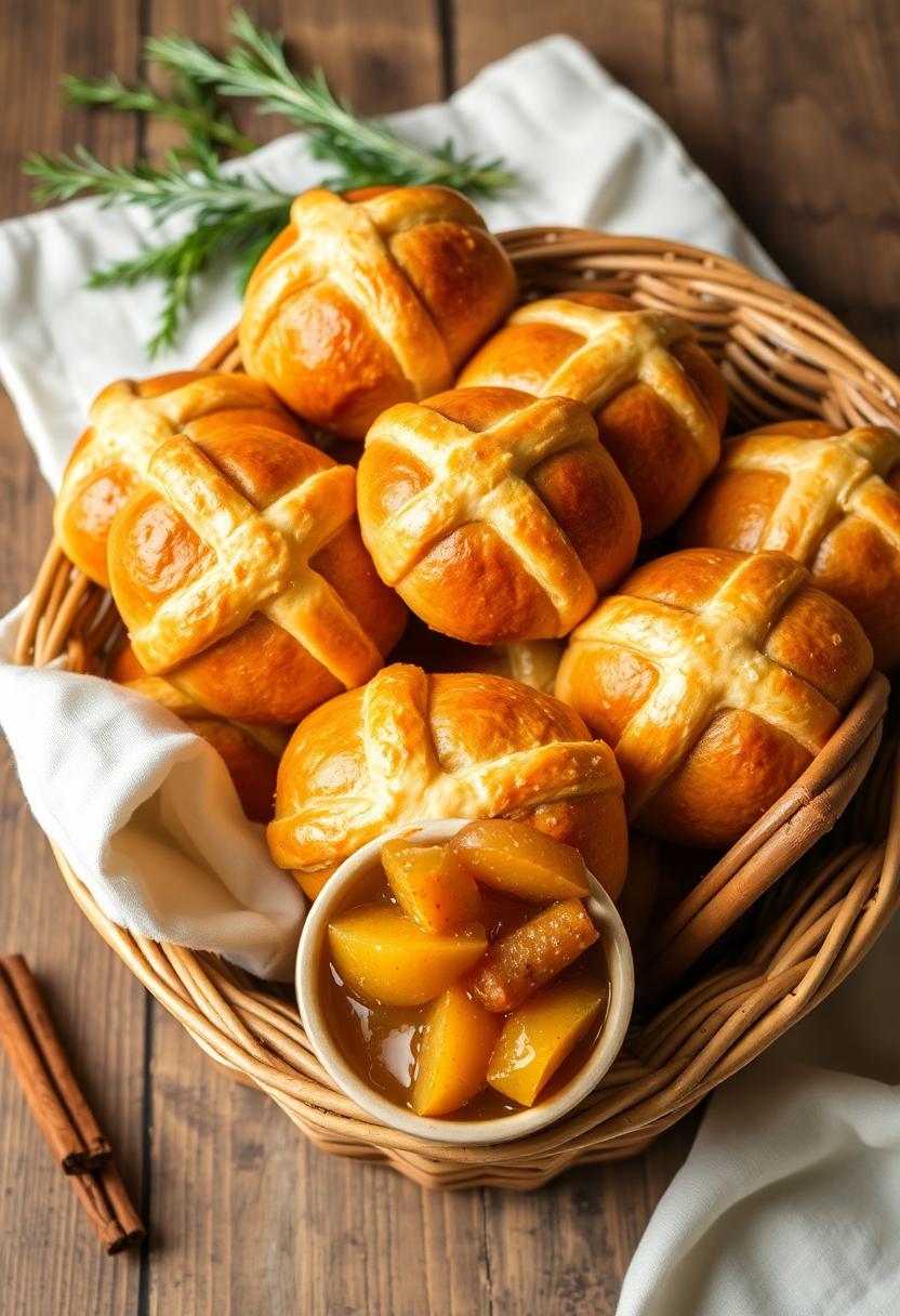 sweet baked fruit treats