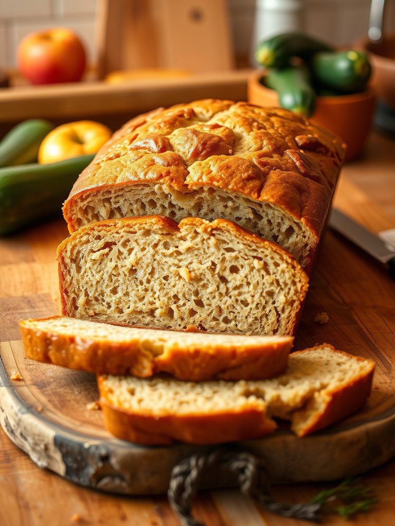 sweet bread with zucchini