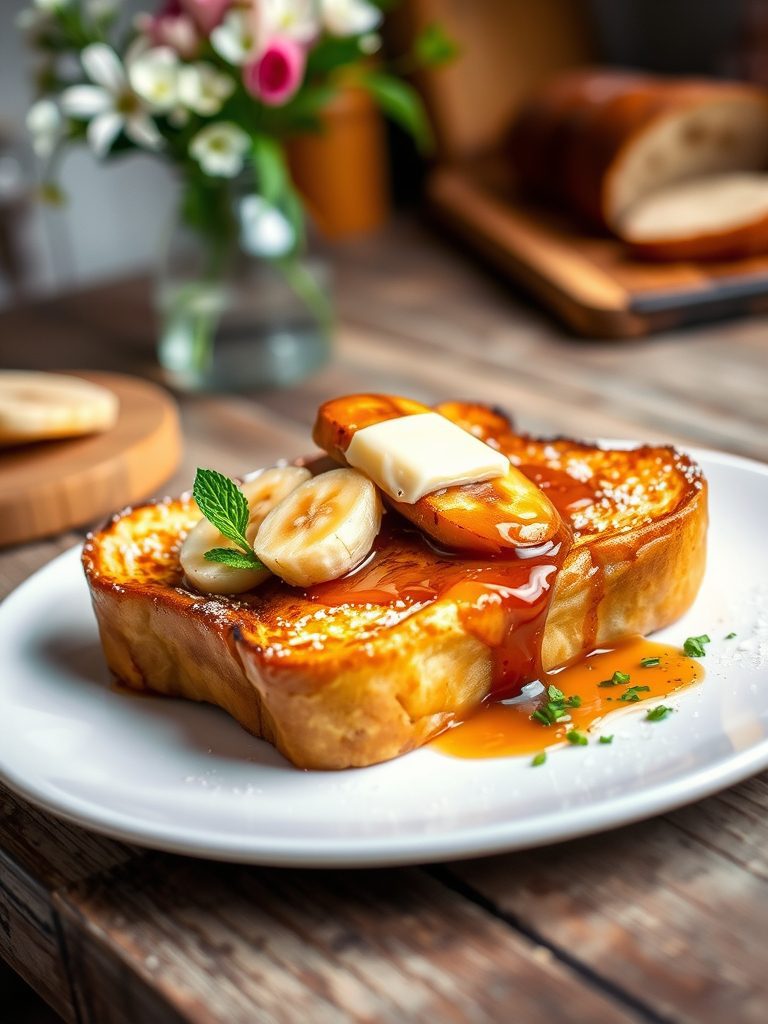 sweet breakfast banana dish