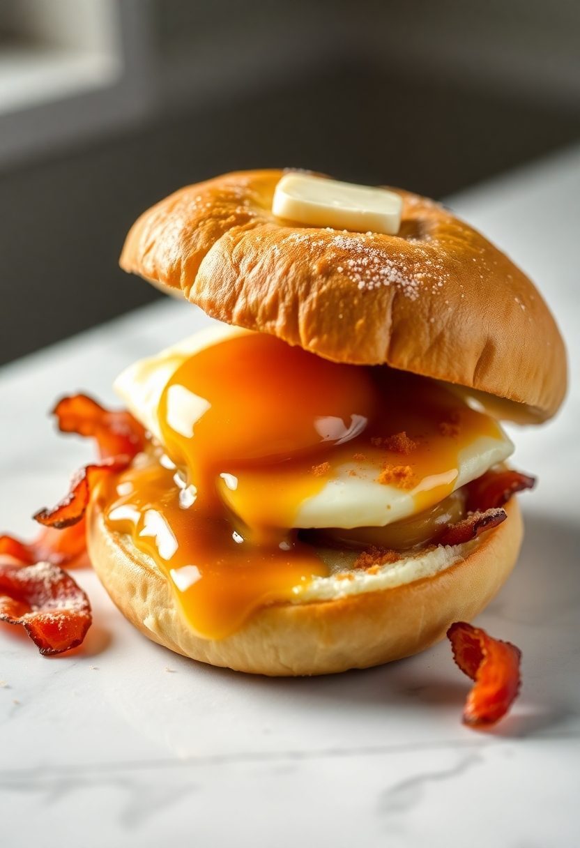 sweet breakfast sandwich treat