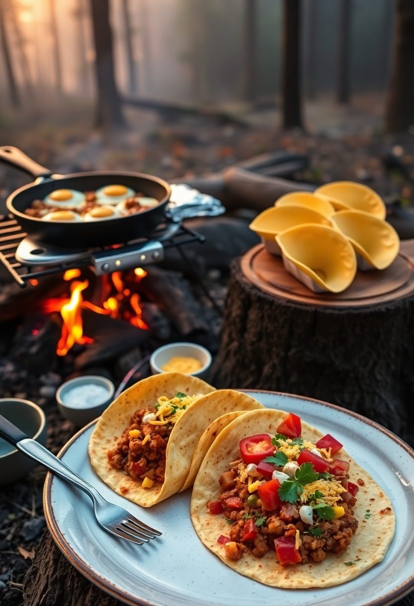 tasty morning campfire treats