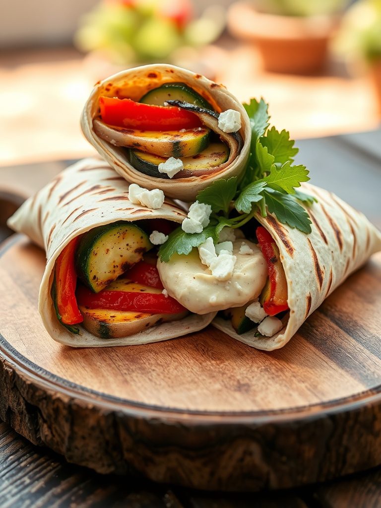tasty veggie wrap meals