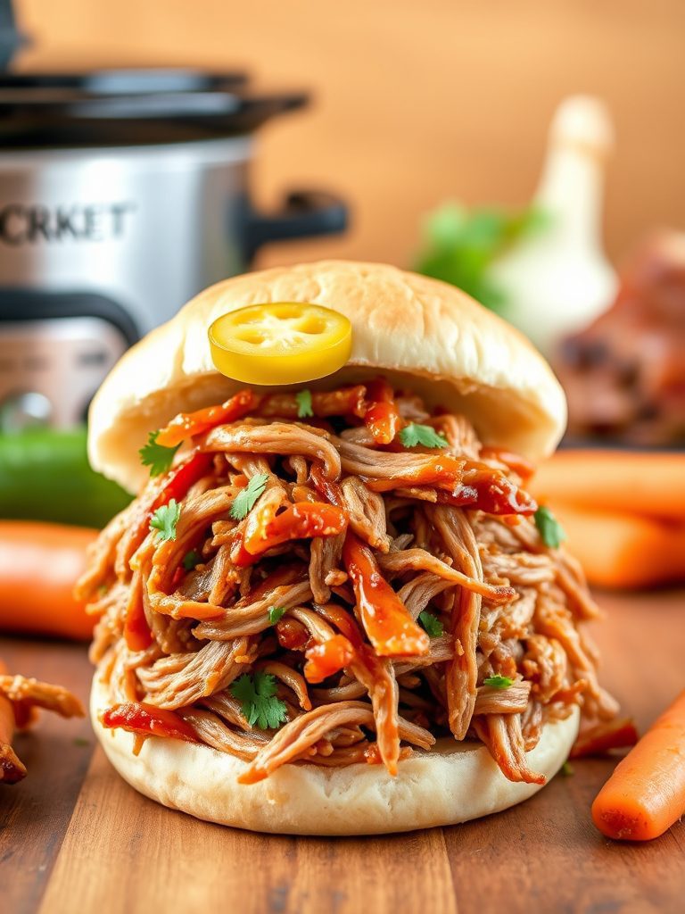 tender slow cooked pork