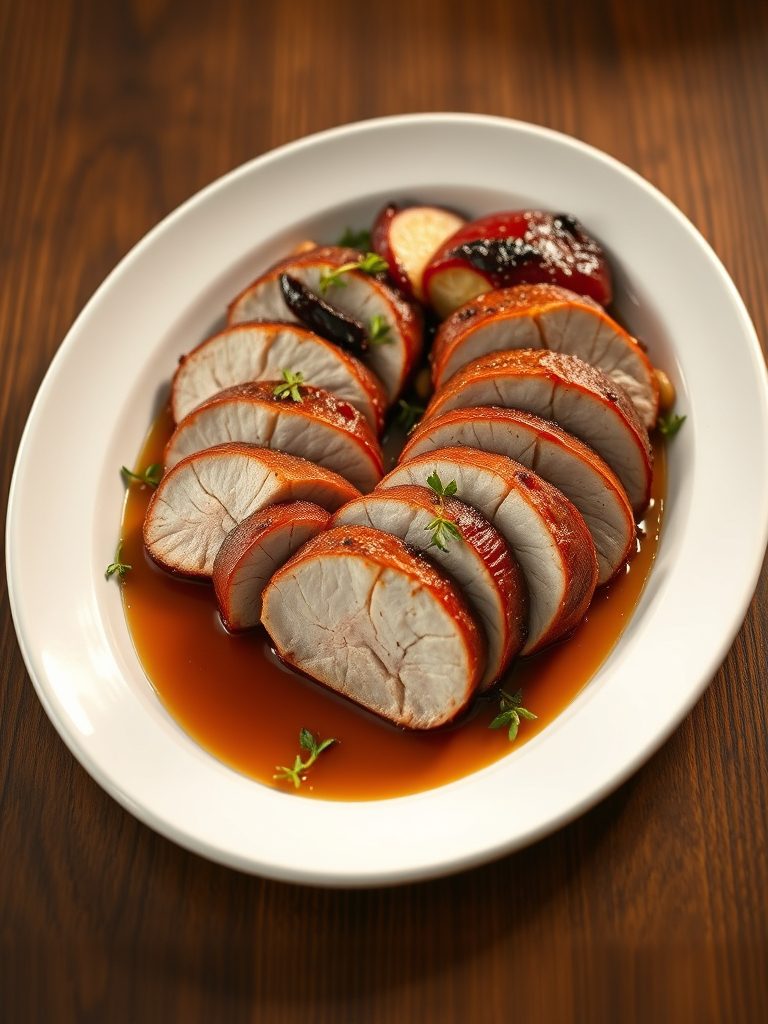 tenderloin cooked in cider