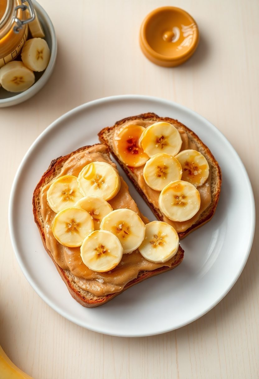 toasted banana peanut delight