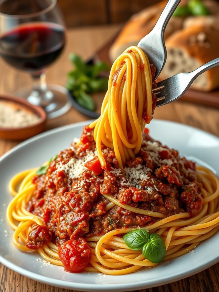 traditional italian pasta dish