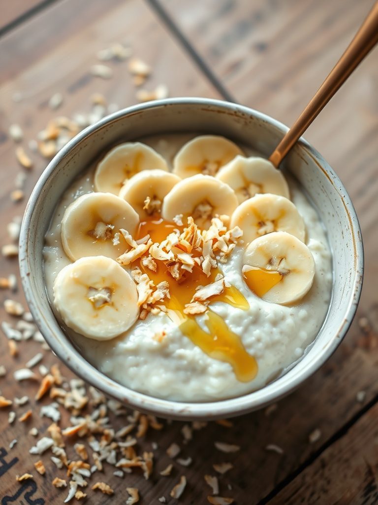 tropical fruit rice dessert